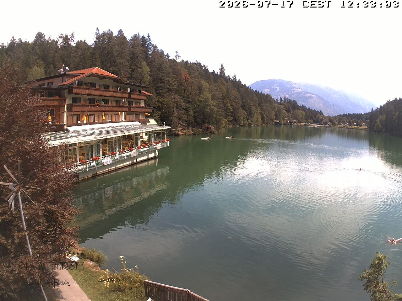 Archiv Foto Webcam Blick über den Tristachersee