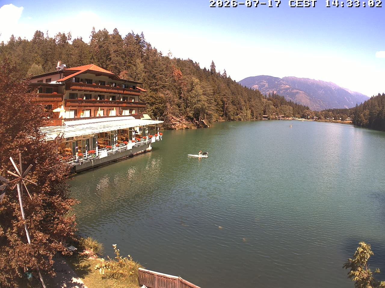 Archiv Foto Webcam Blick über den Tristachersee
