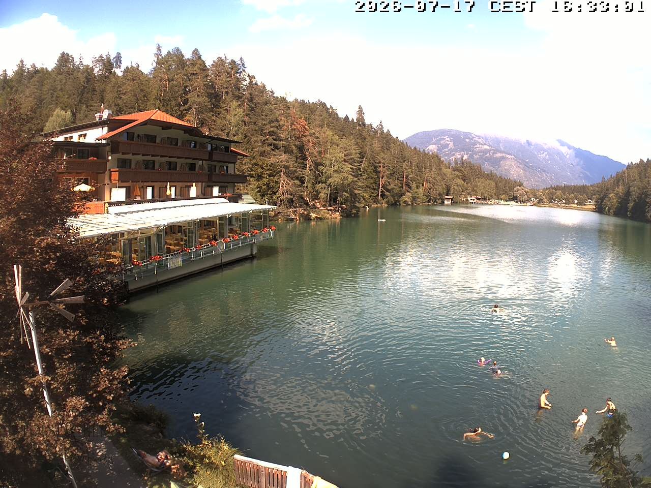 Archiv Foto Webcam Blick über den Tristachersee