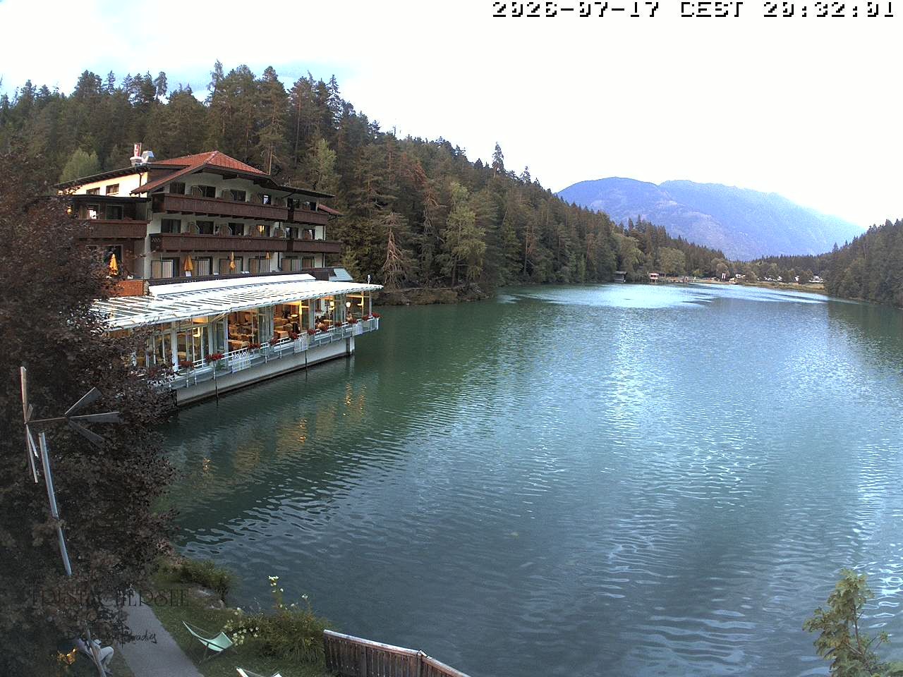 Archiv Foto Webcam Blick über den Tristachersee