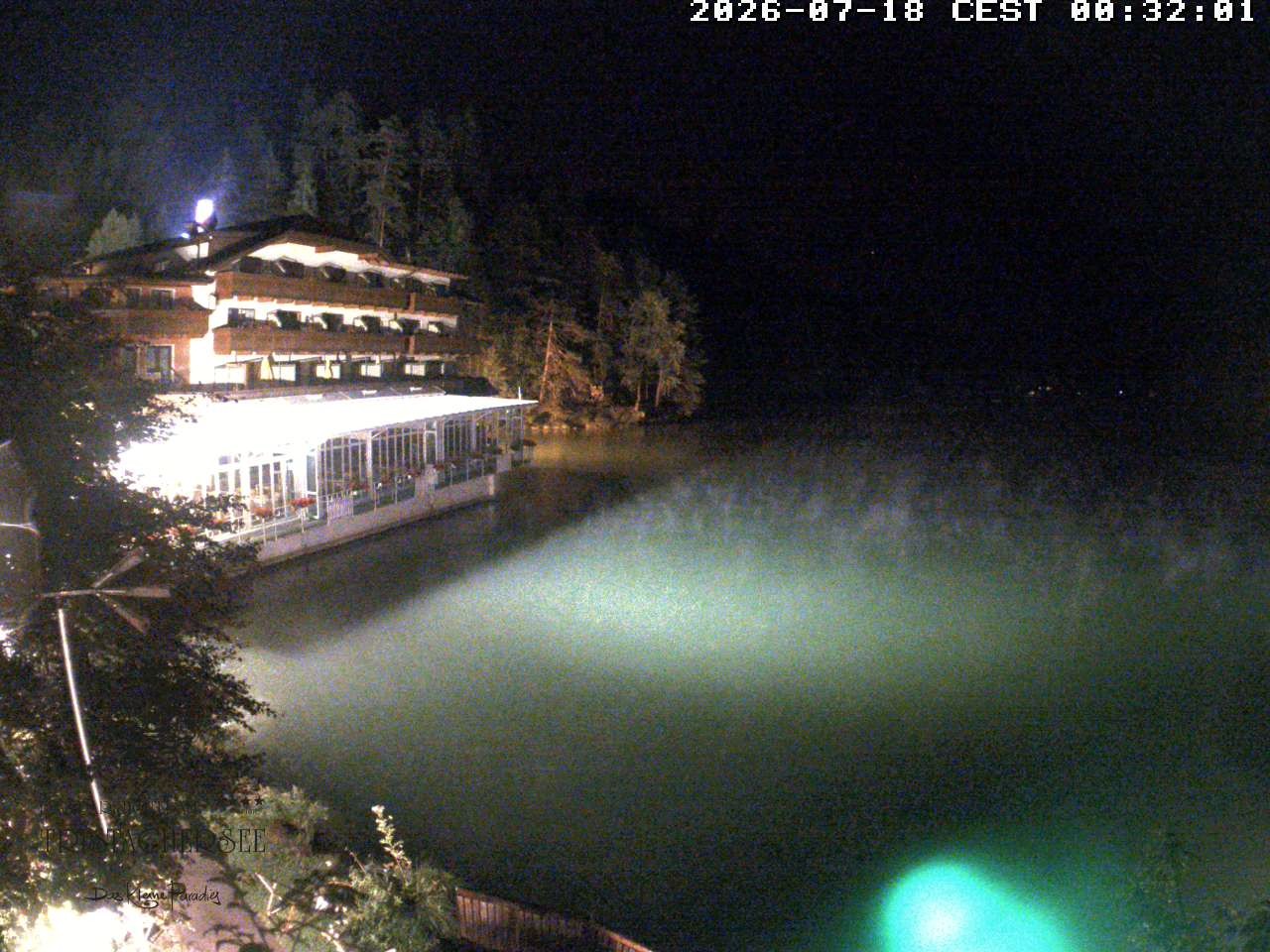 Archiv Foto Webcam Blick über den Tristachersee