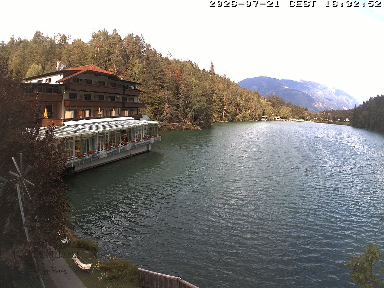 Archiv Foto Webcam Blick über den Tristachersee