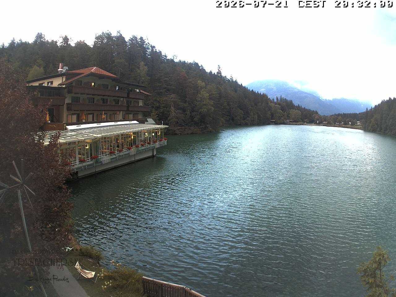 Archiv Foto Webcam Blick über den Tristachersee