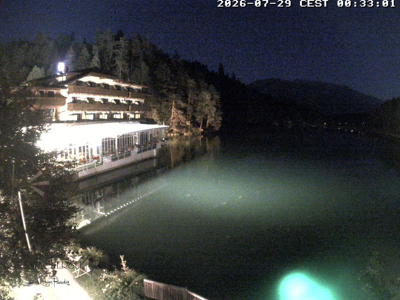 Archiv Foto Webcam Blick über den Tristachersee