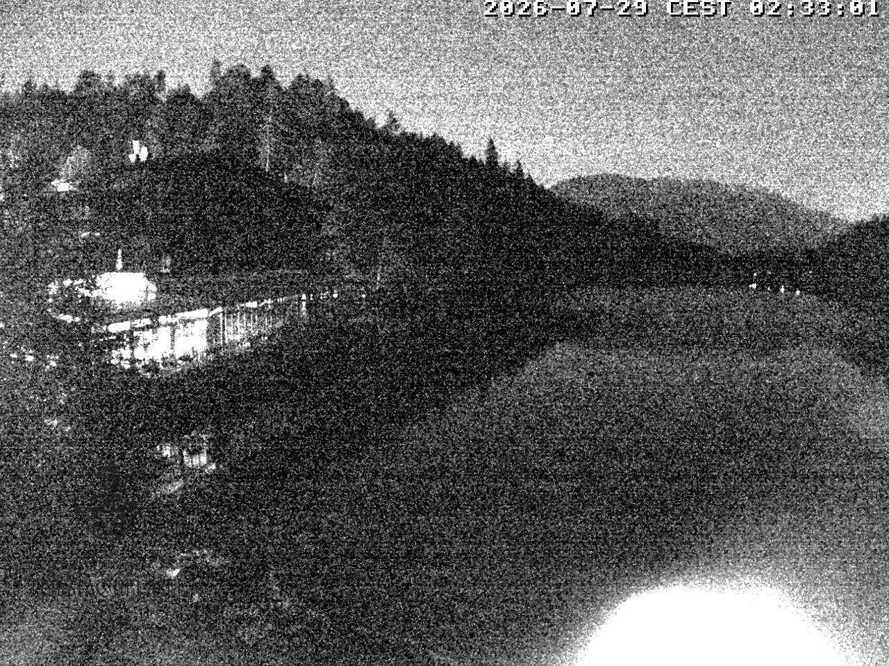 Archiv Foto Webcam Blick über den Tristachersee