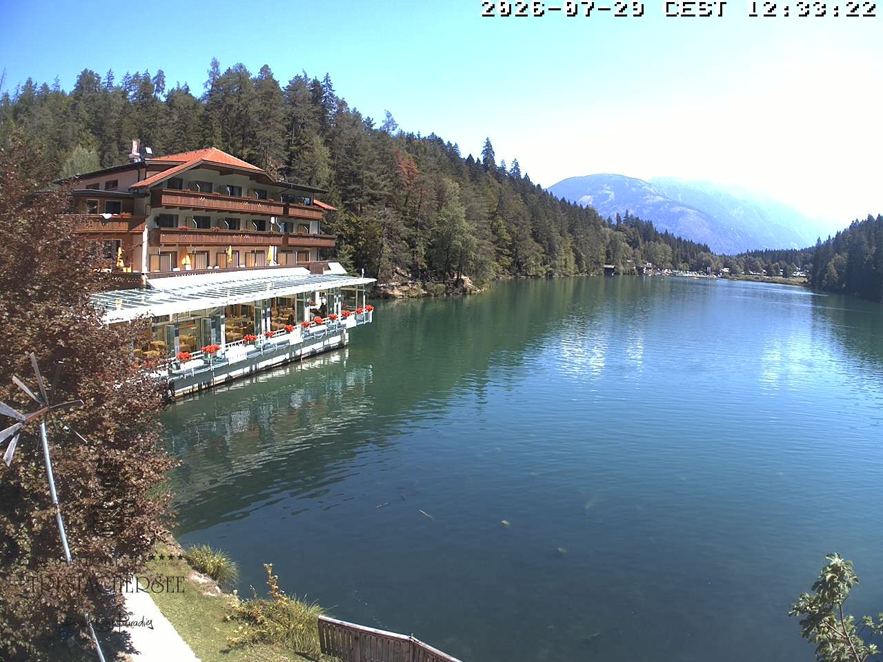 Archiv Foto Webcam Blick über den Tristachersee