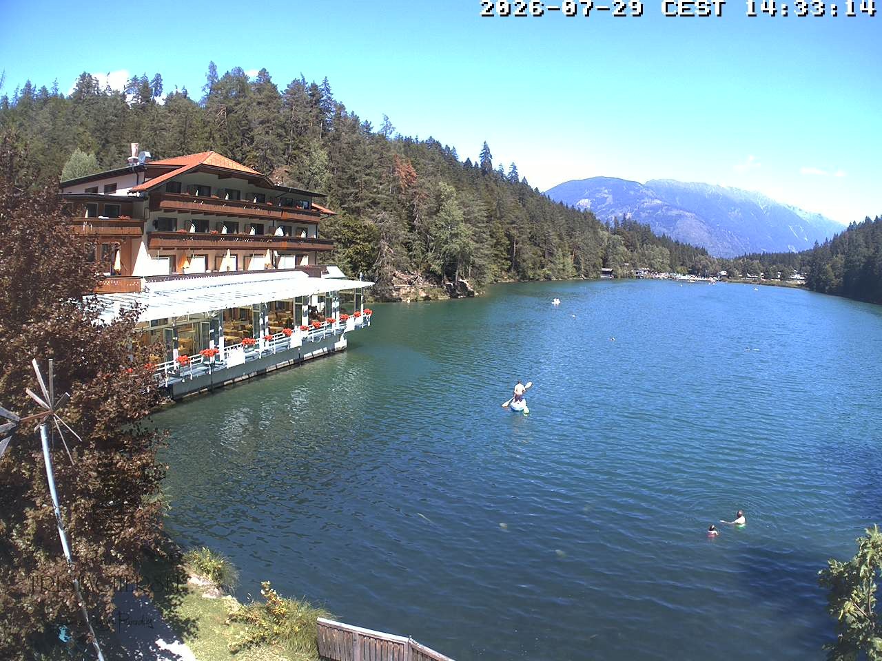 Archiv Foto Webcam Blick über den Tristachersee