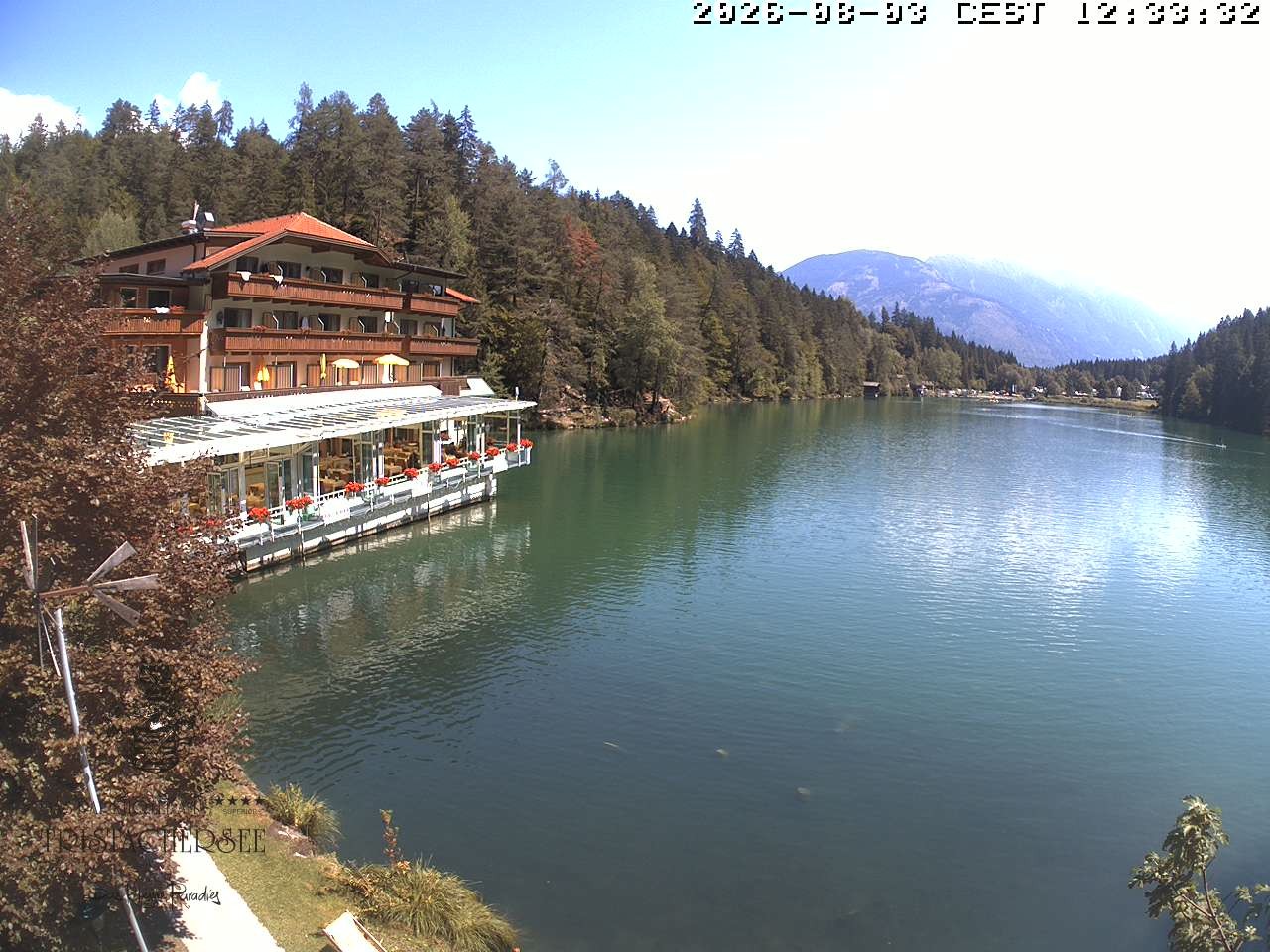 Archiv Foto Webcam Blick über den Tristachersee
