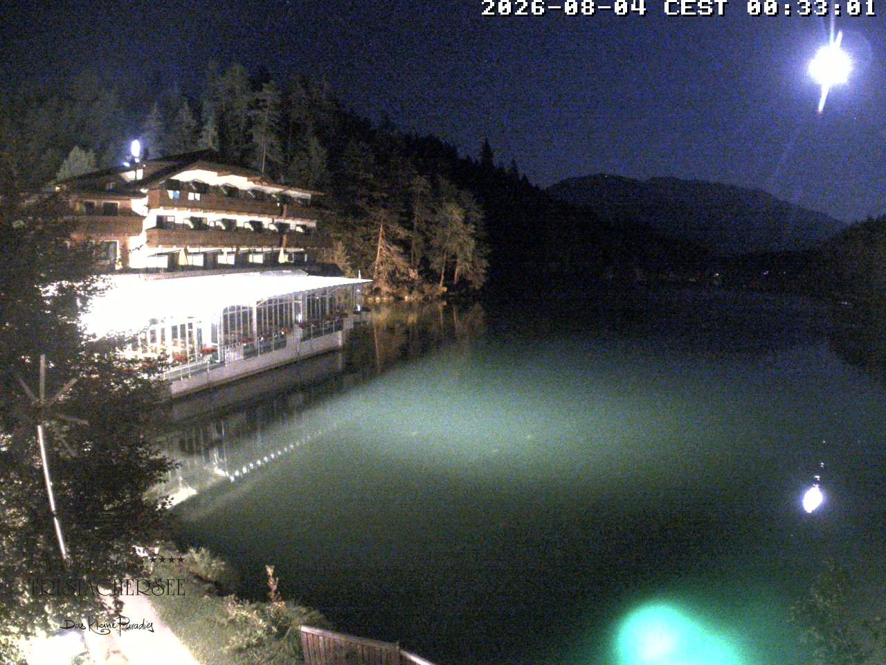 Archiv Foto Webcam Blick über den Tristachersee