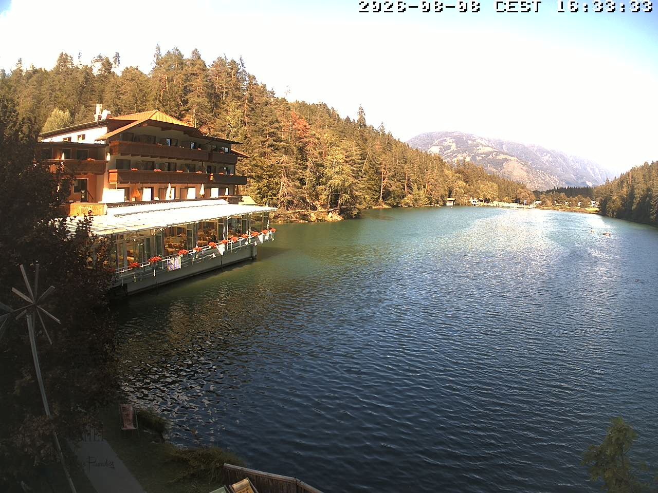 Archiv Foto Webcam Blick über den Tristachersee