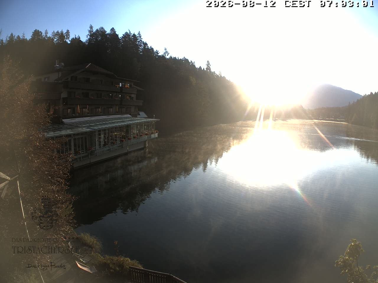 Archiv Foto Webcam Blick über den Tristachersee