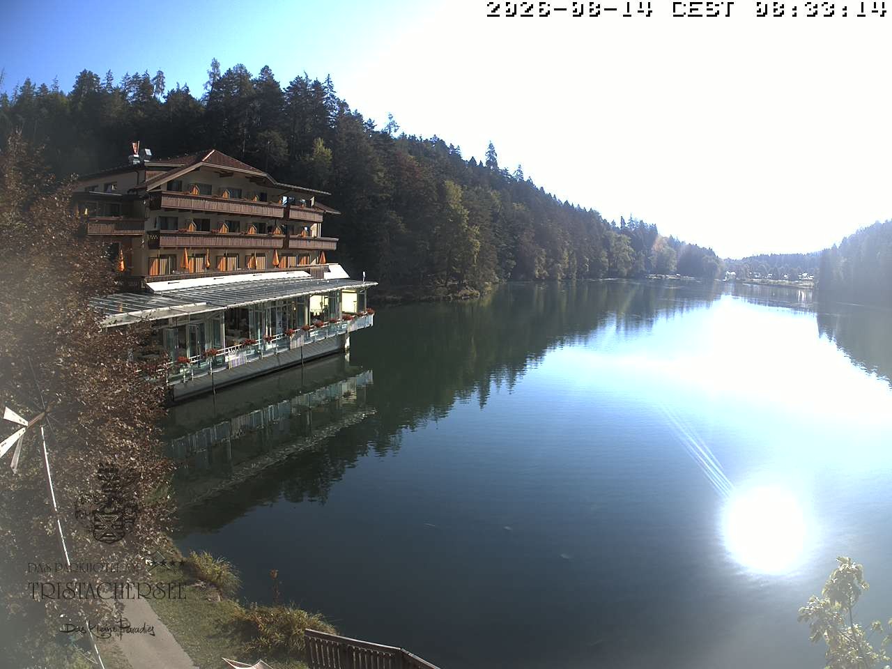 Archiv Foto Webcam Blick über den Tristachersee