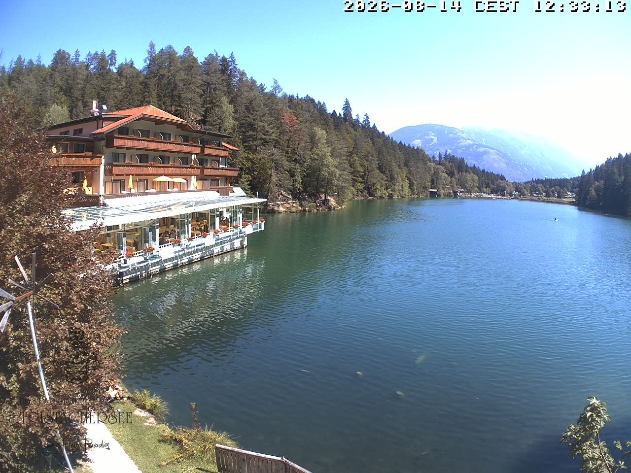 Archiv Foto Webcam Blick über den Tristachersee