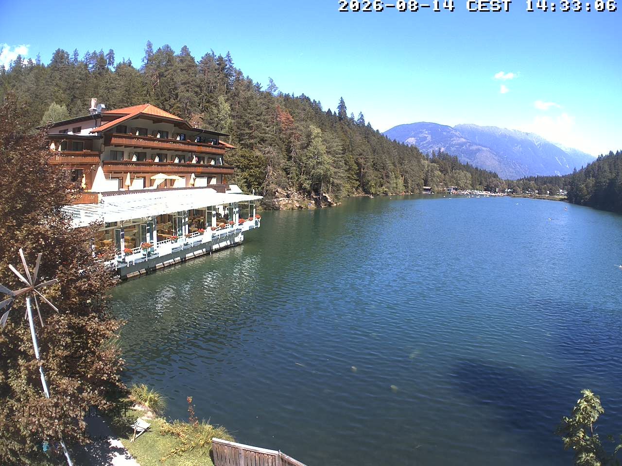 Archiv Foto Webcam Blick über den Tristachersee