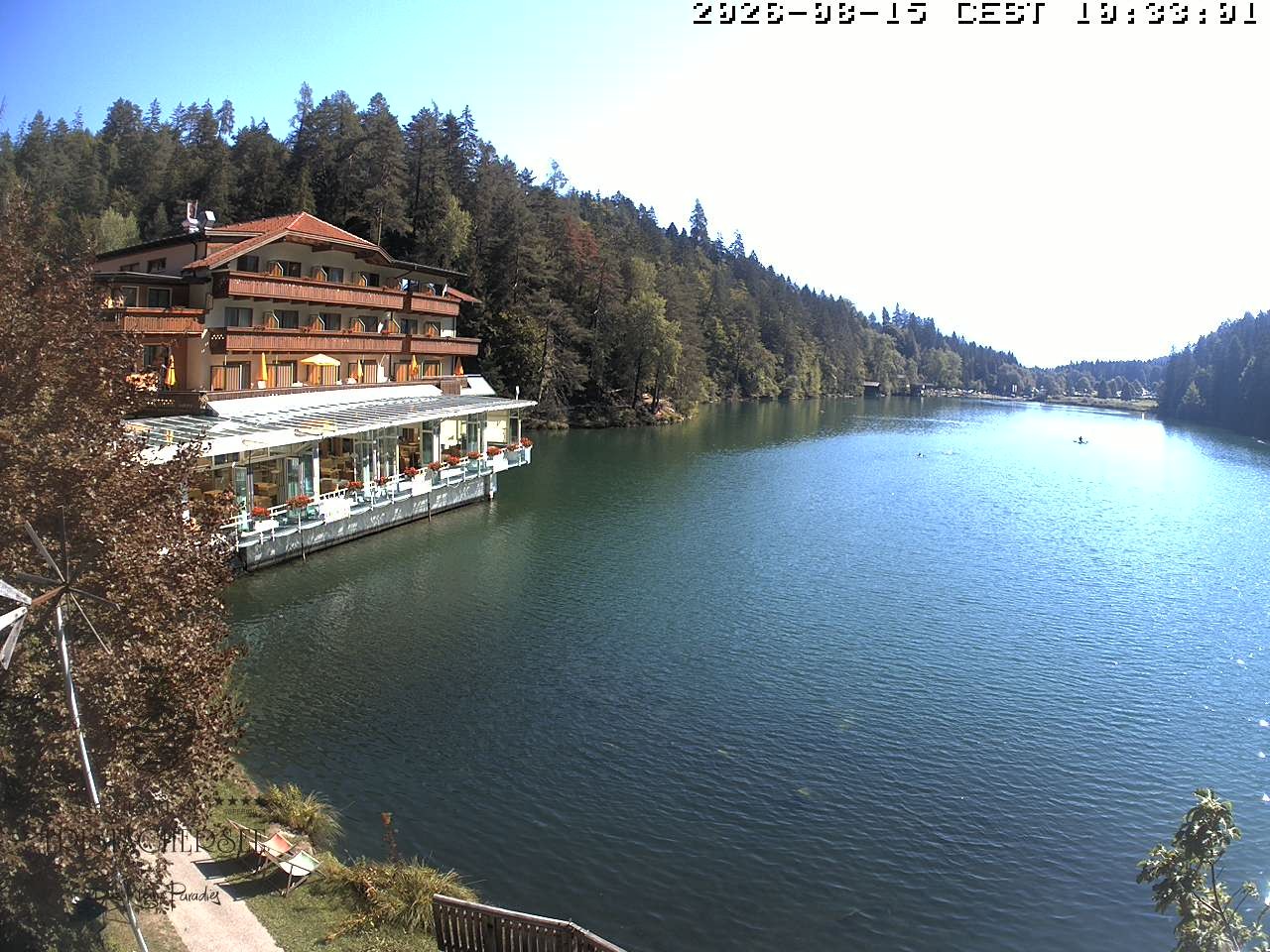 Archiv Foto Webcam Blick über den Tristachersee