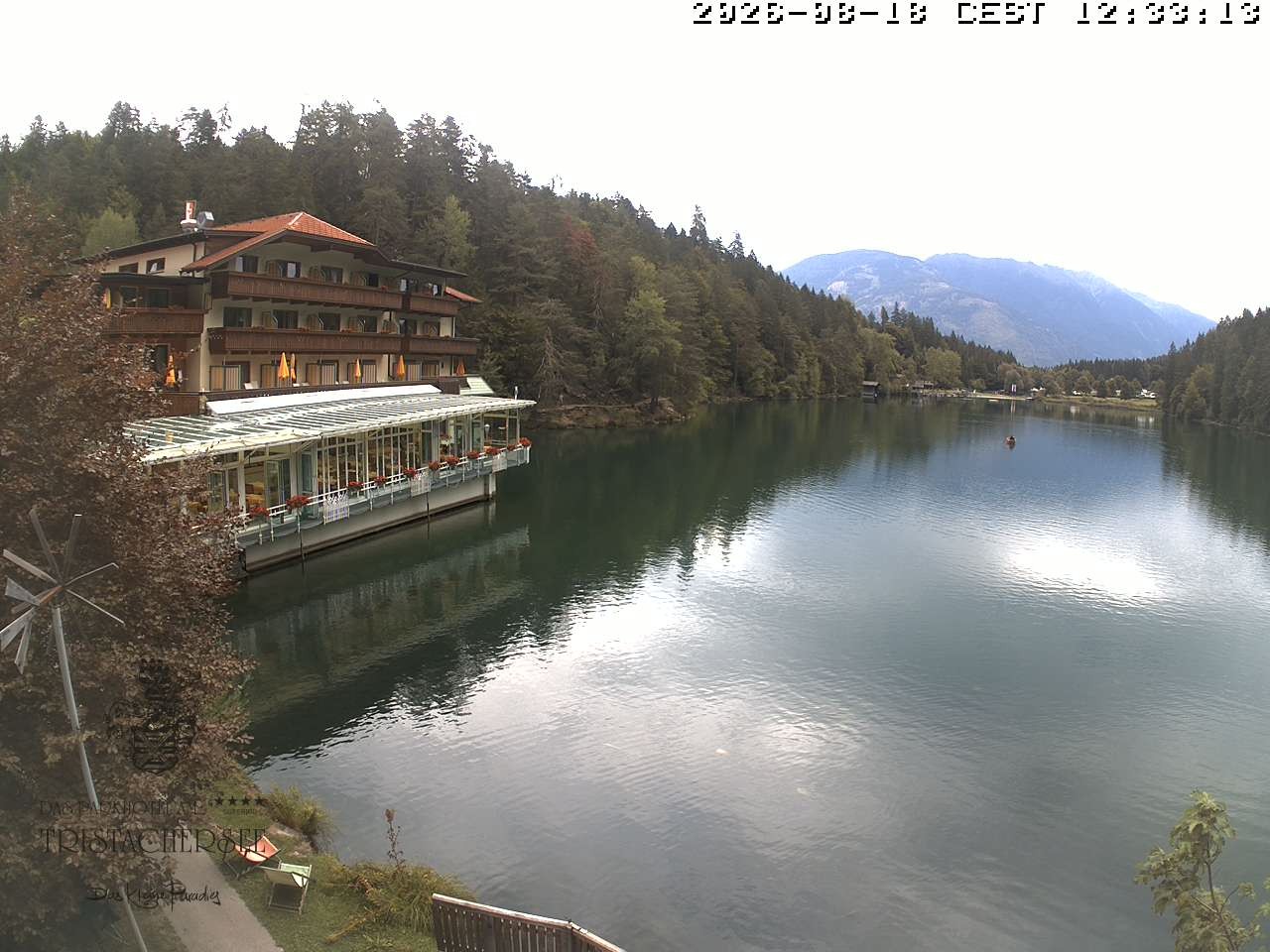 Archiv Foto Webcam Blick über den Tristachersee
