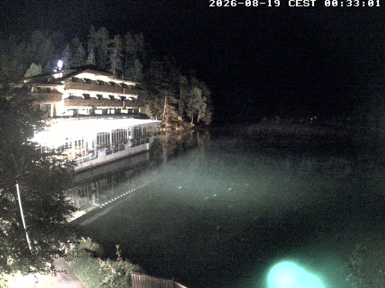 Archiv Foto Webcam Blick über den Tristachersee