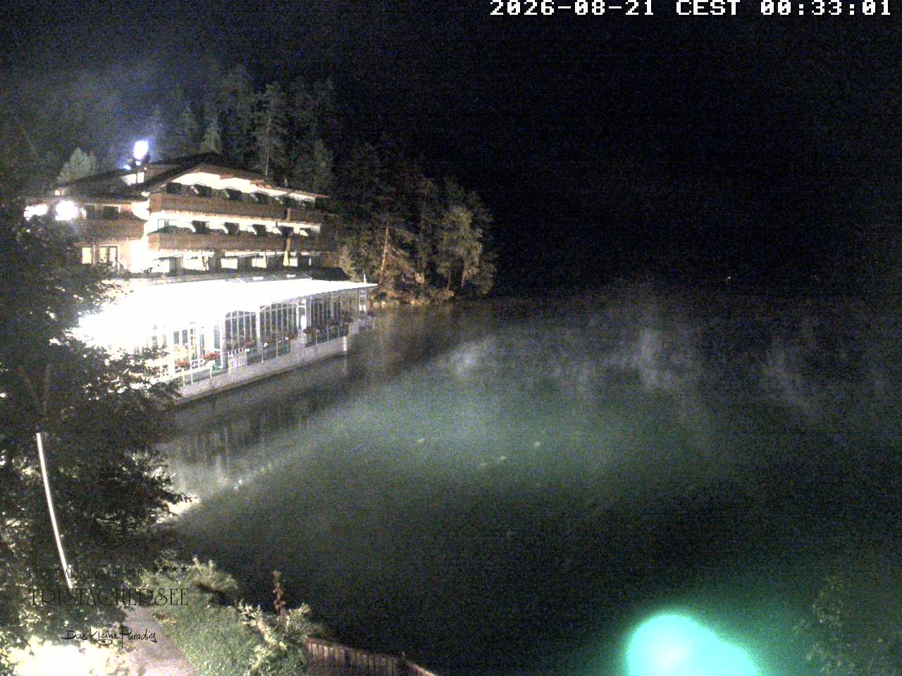 Archiv Foto Webcam Blick über den Tristachersee