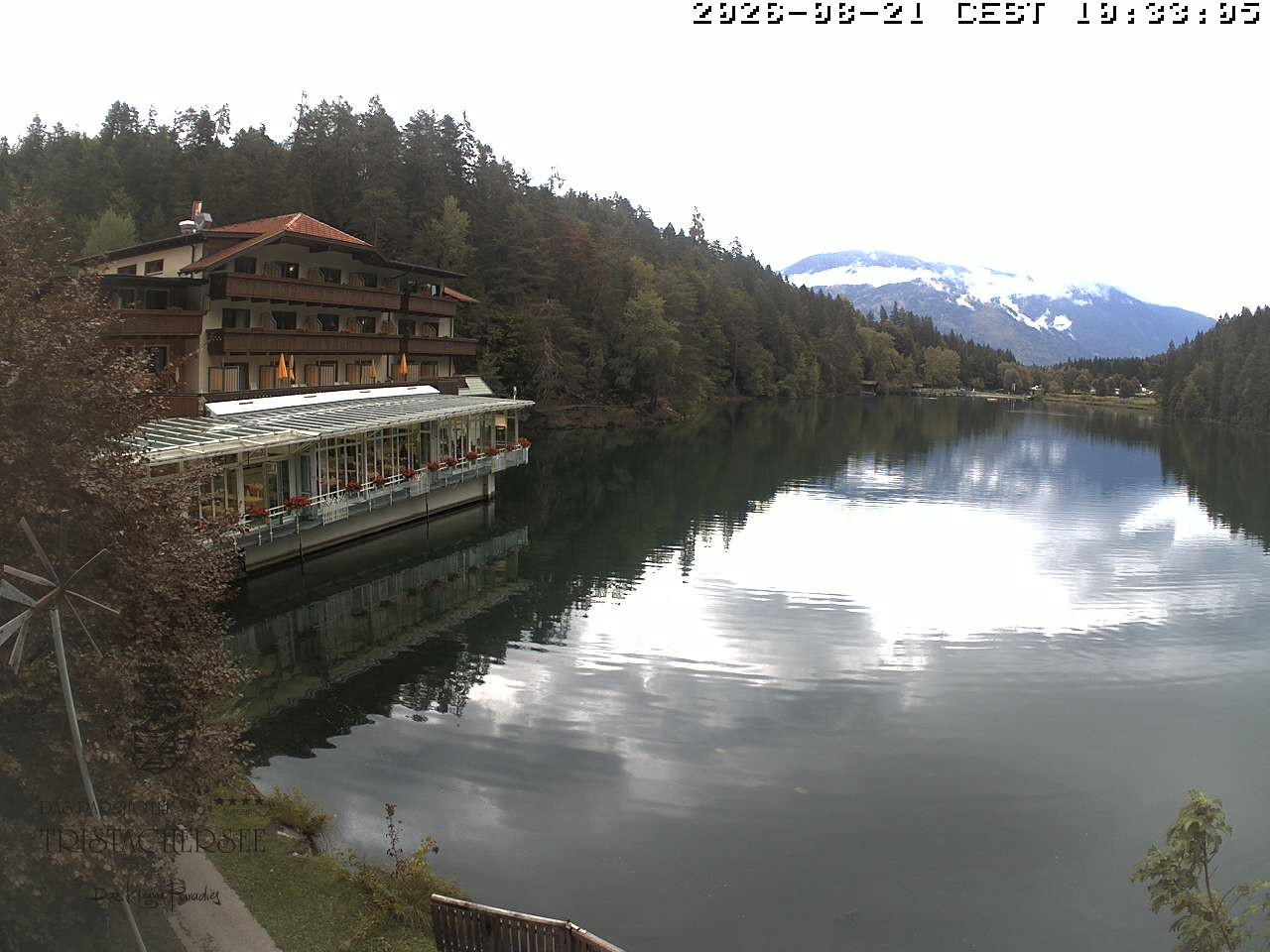 Archiv Foto Webcam Blick über den Tristachersee