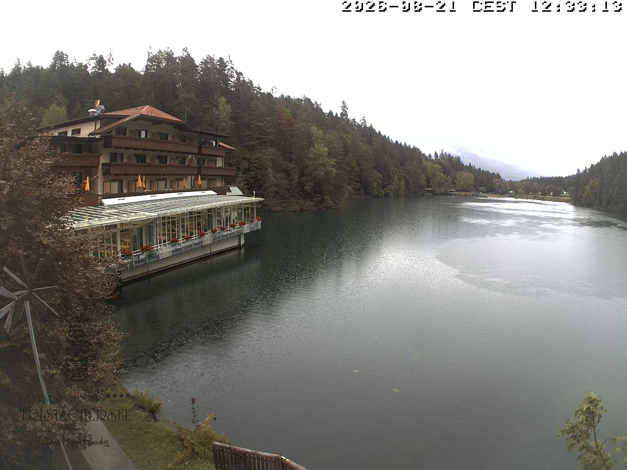 Archiv Foto Webcam Blick über den Tristachersee