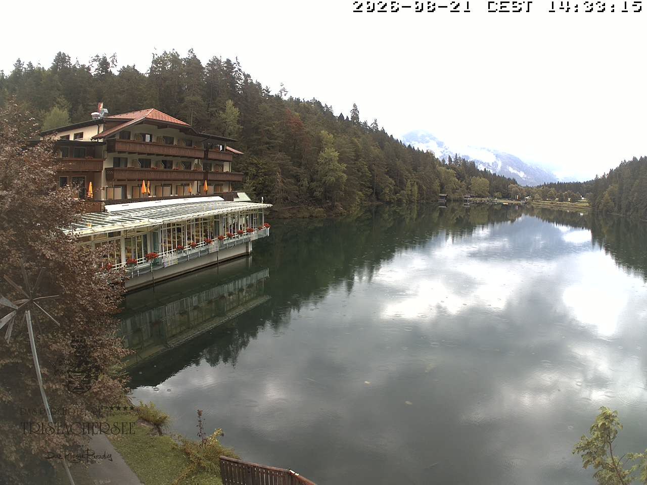 Archiv Foto Webcam Blick über den Tristachersee
