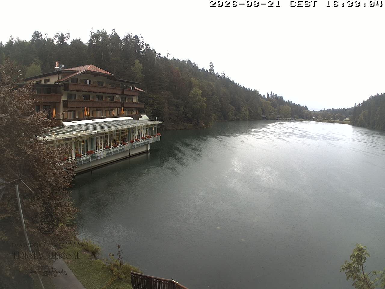 Archiv Foto Webcam Blick über den Tristachersee