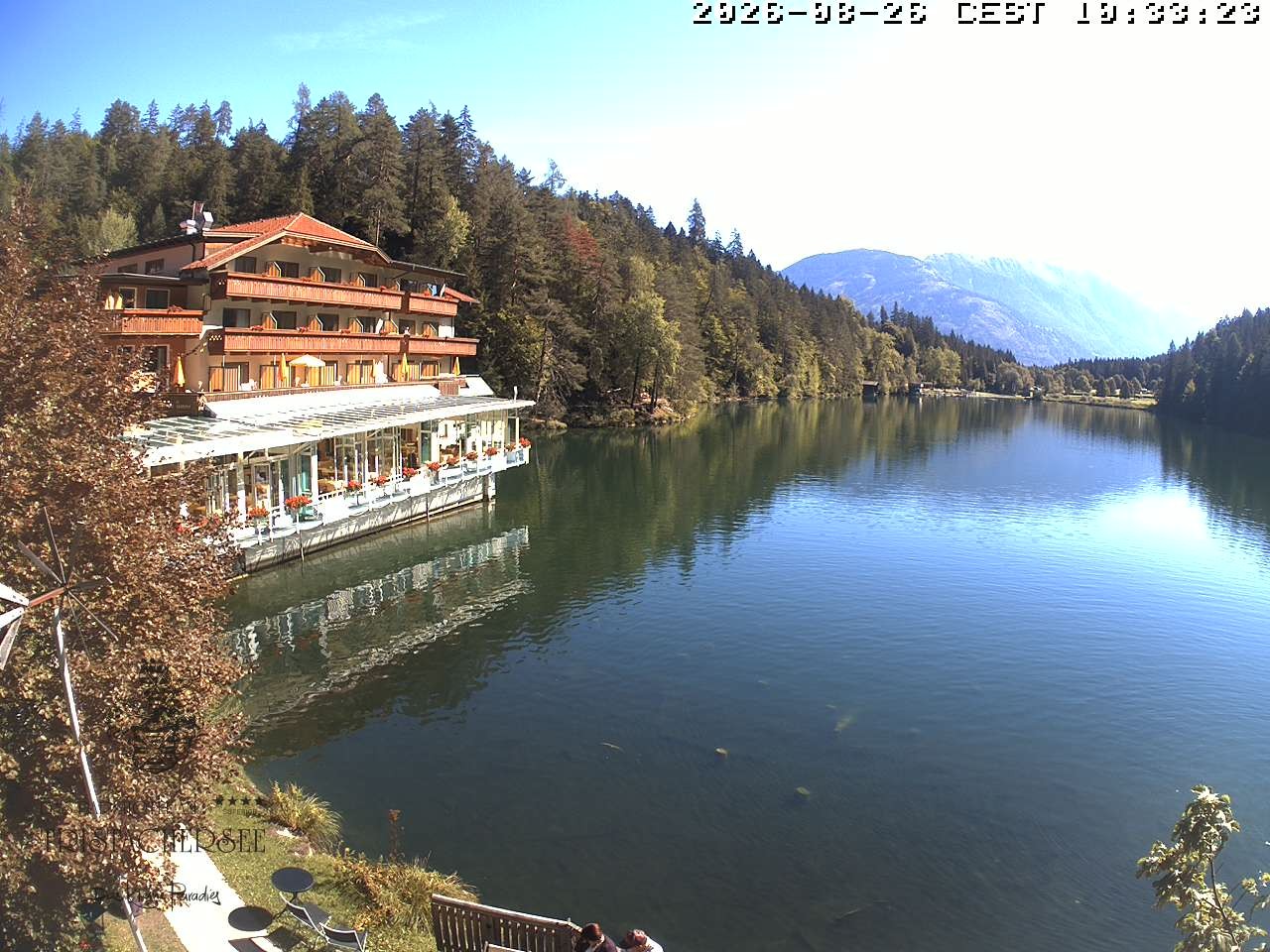 Archiv Foto Webcam Blick über den Tristachersee