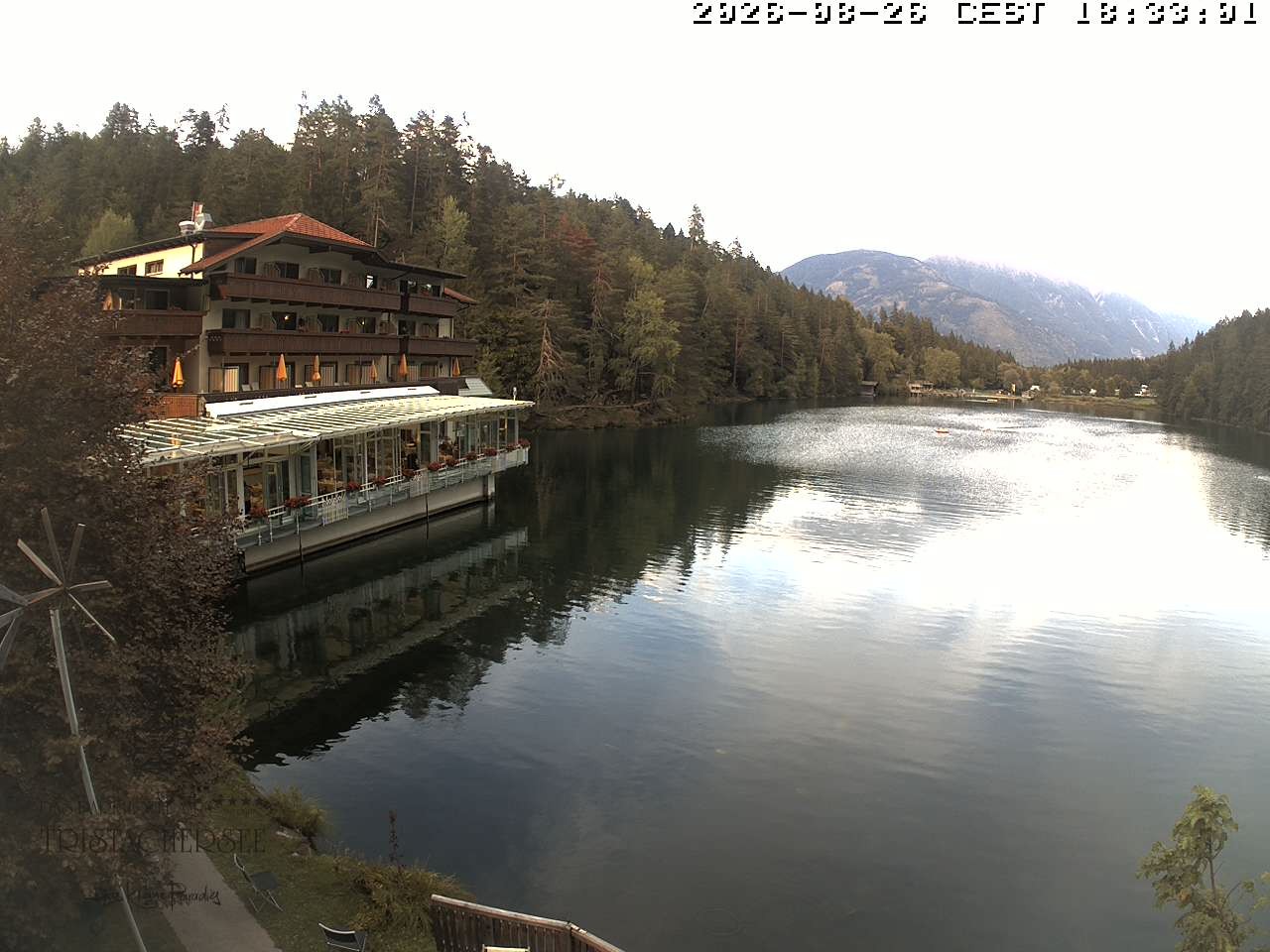Archiv Foto Webcam Blick über den Tristachersee