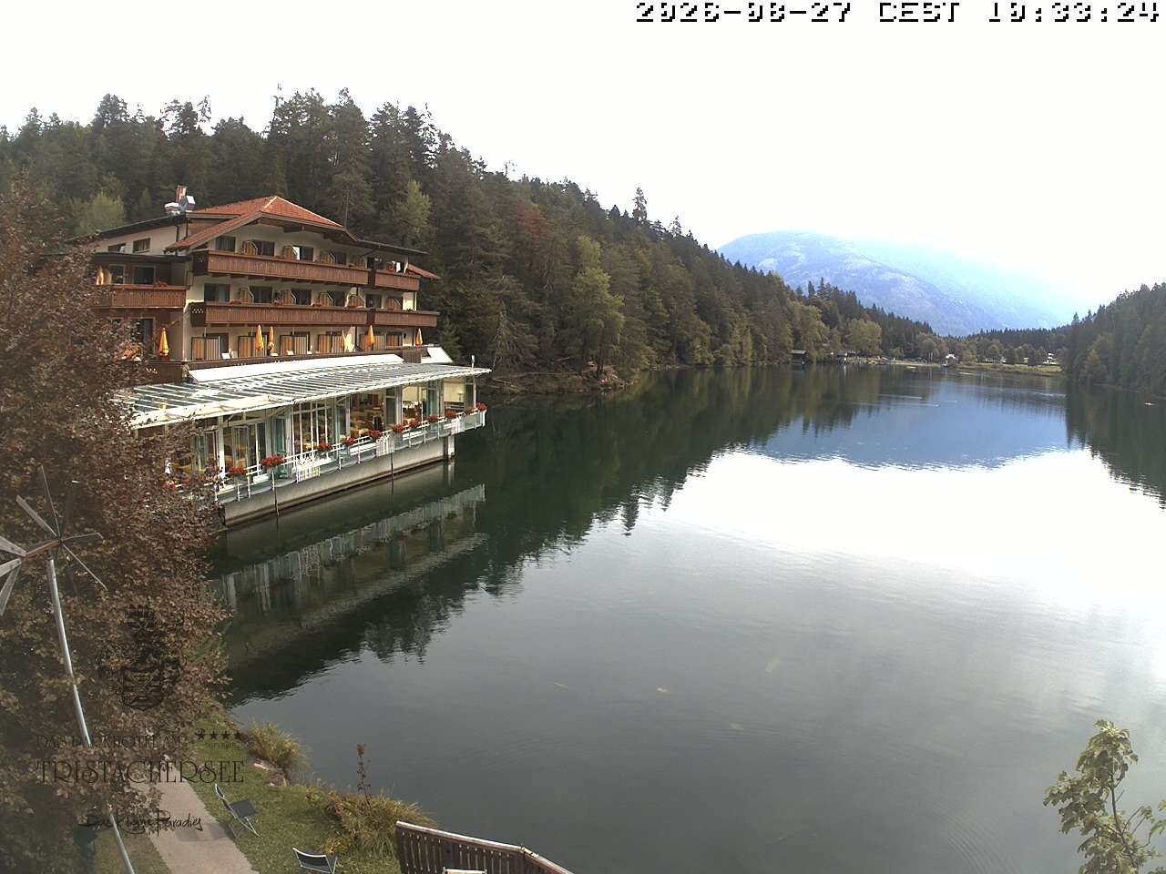Archiv Foto Webcam Blick über den Tristachersee