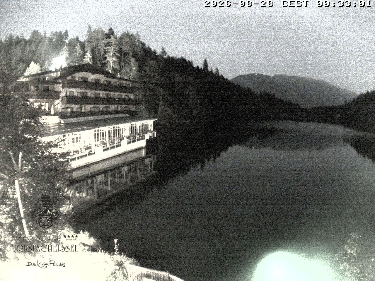 Archiv Foto Webcam Blick über den Tristachersee