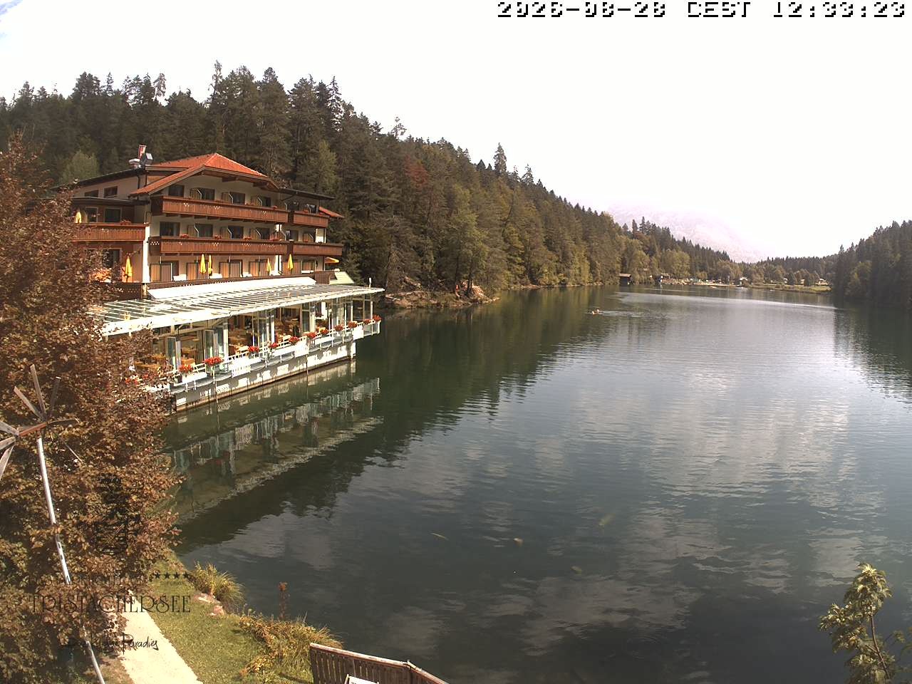 Archiv Foto Webcam Blick über den Tristachersee
