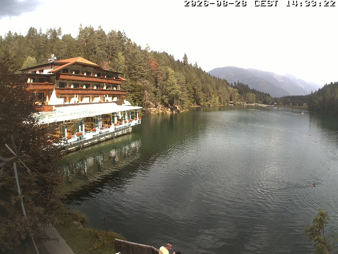 Archiv Foto Webcam Blick über den Tristachersee