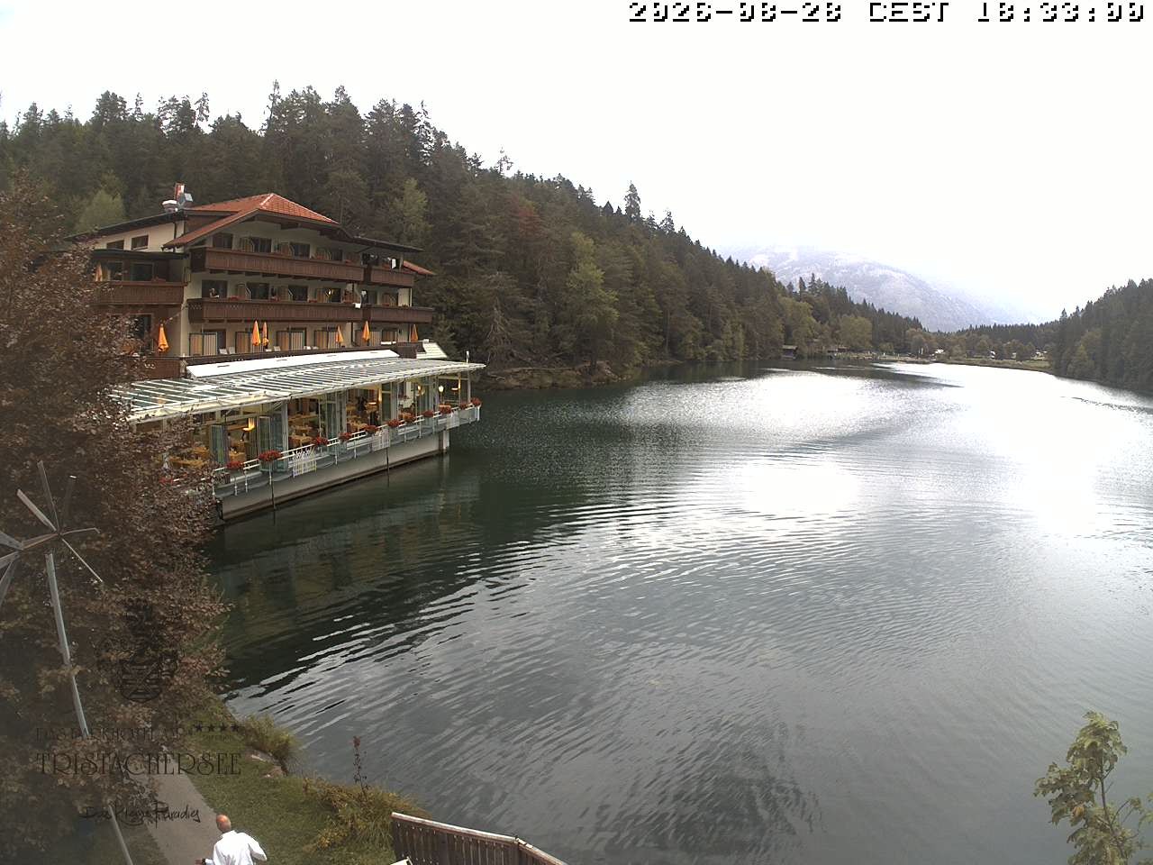 Archiv Foto Webcam Blick über den Tristachersee