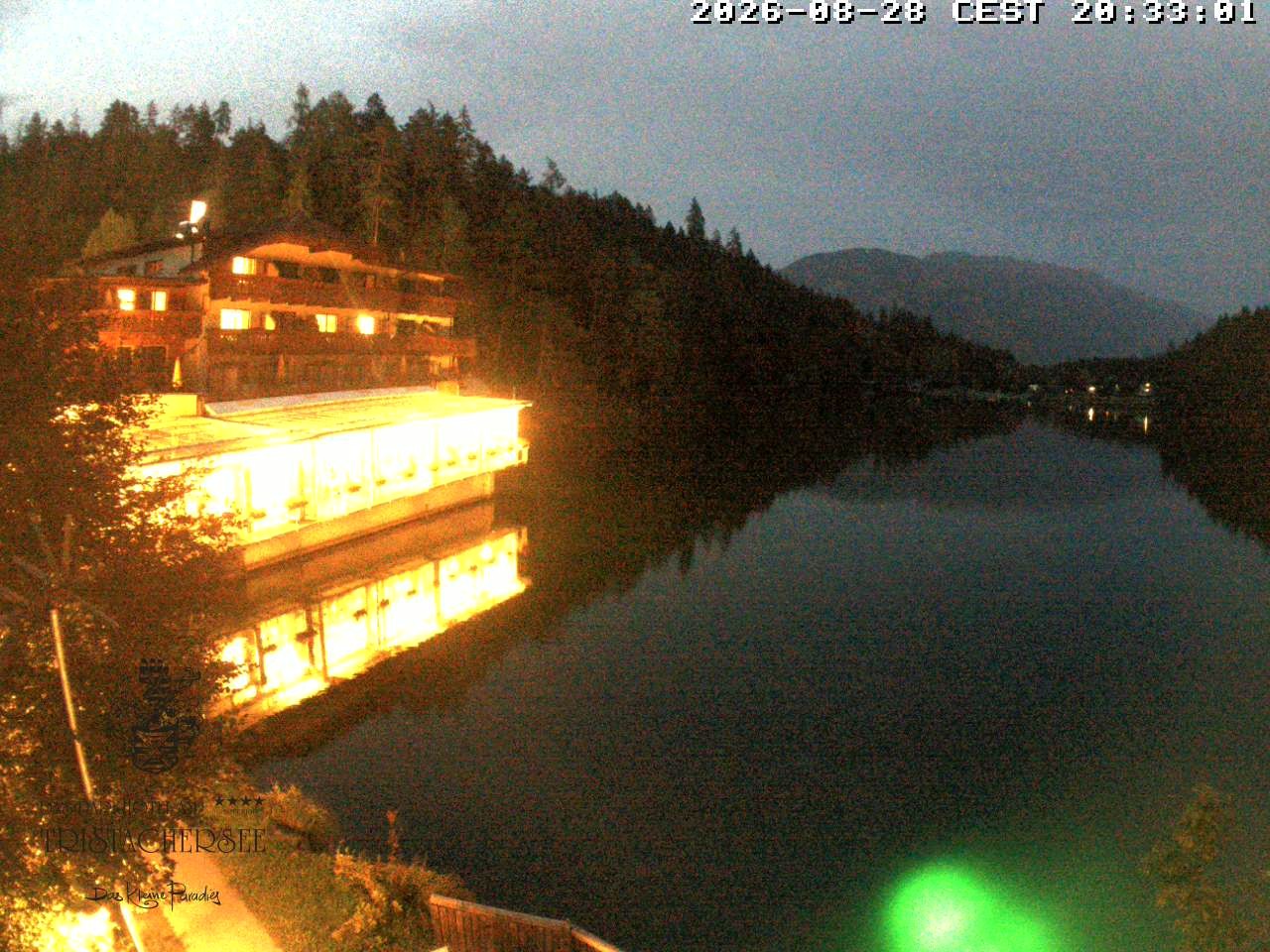 Archiv Foto Webcam Blick über den Tristachersee