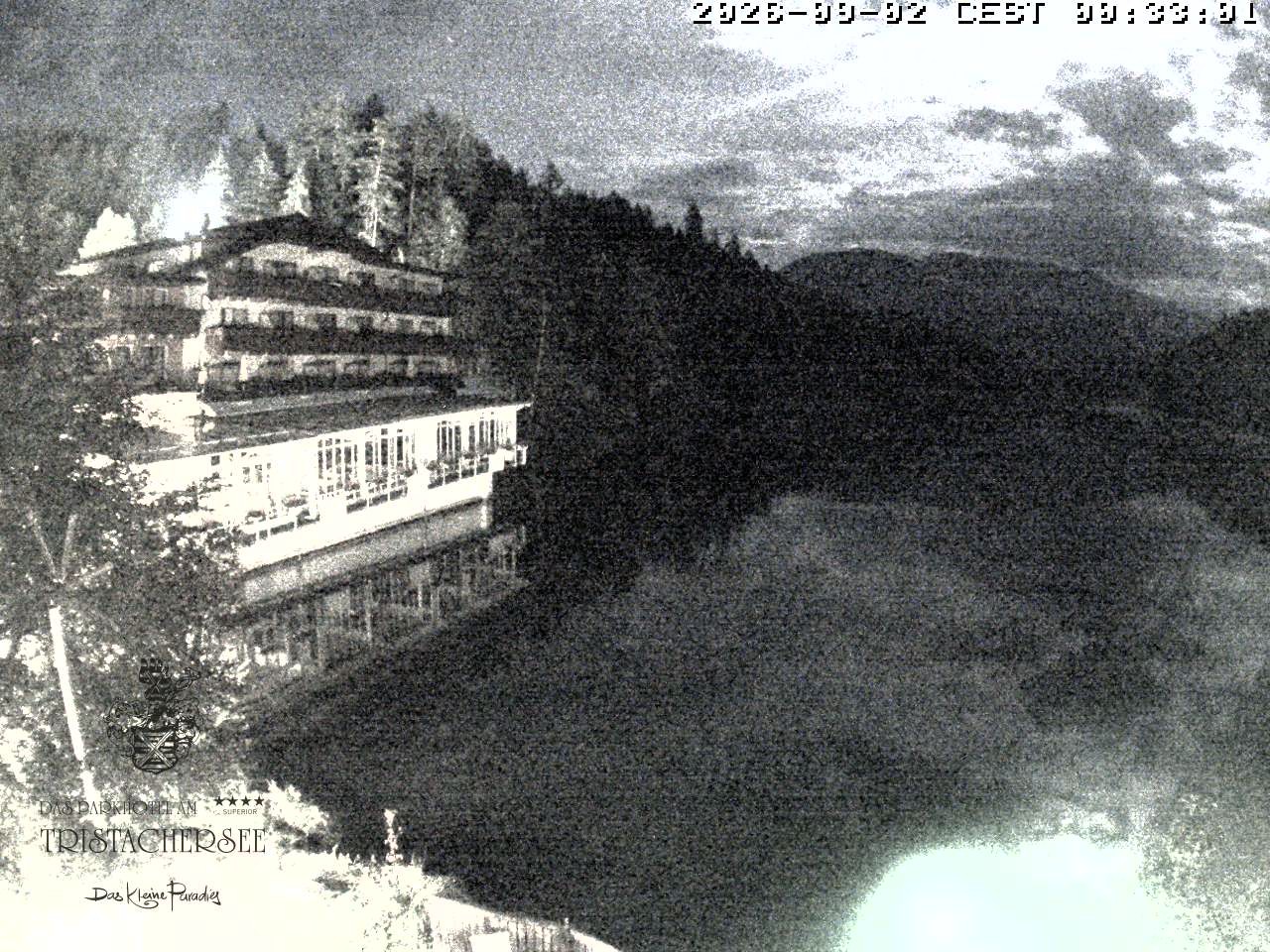Archiv Foto Webcam Blick über den Tristachersee