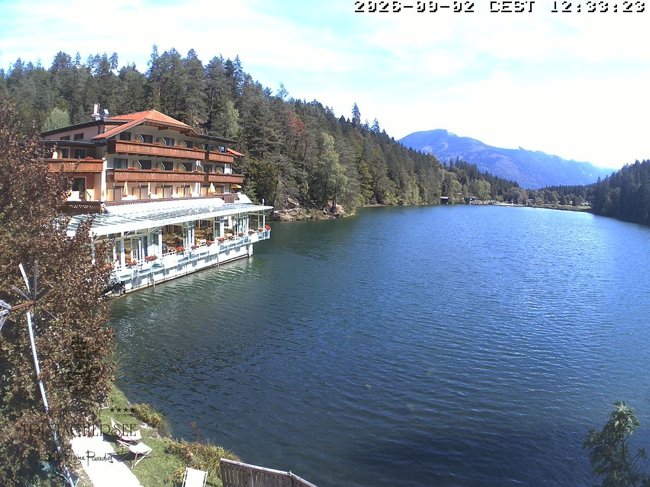Archiv Foto Webcam Blick über den Tristachersee