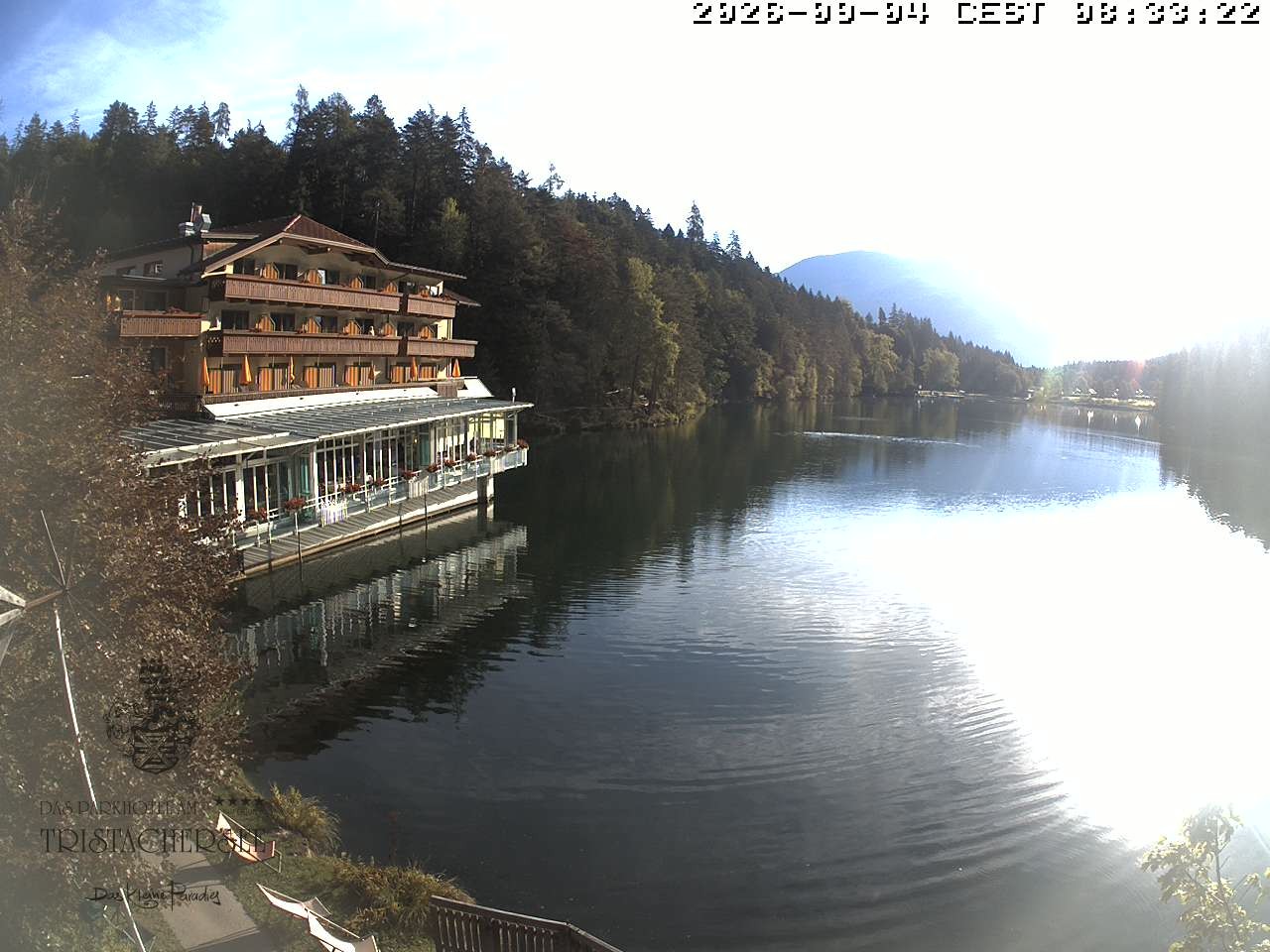 Archiv Foto Webcam Blick über den Tristachersee