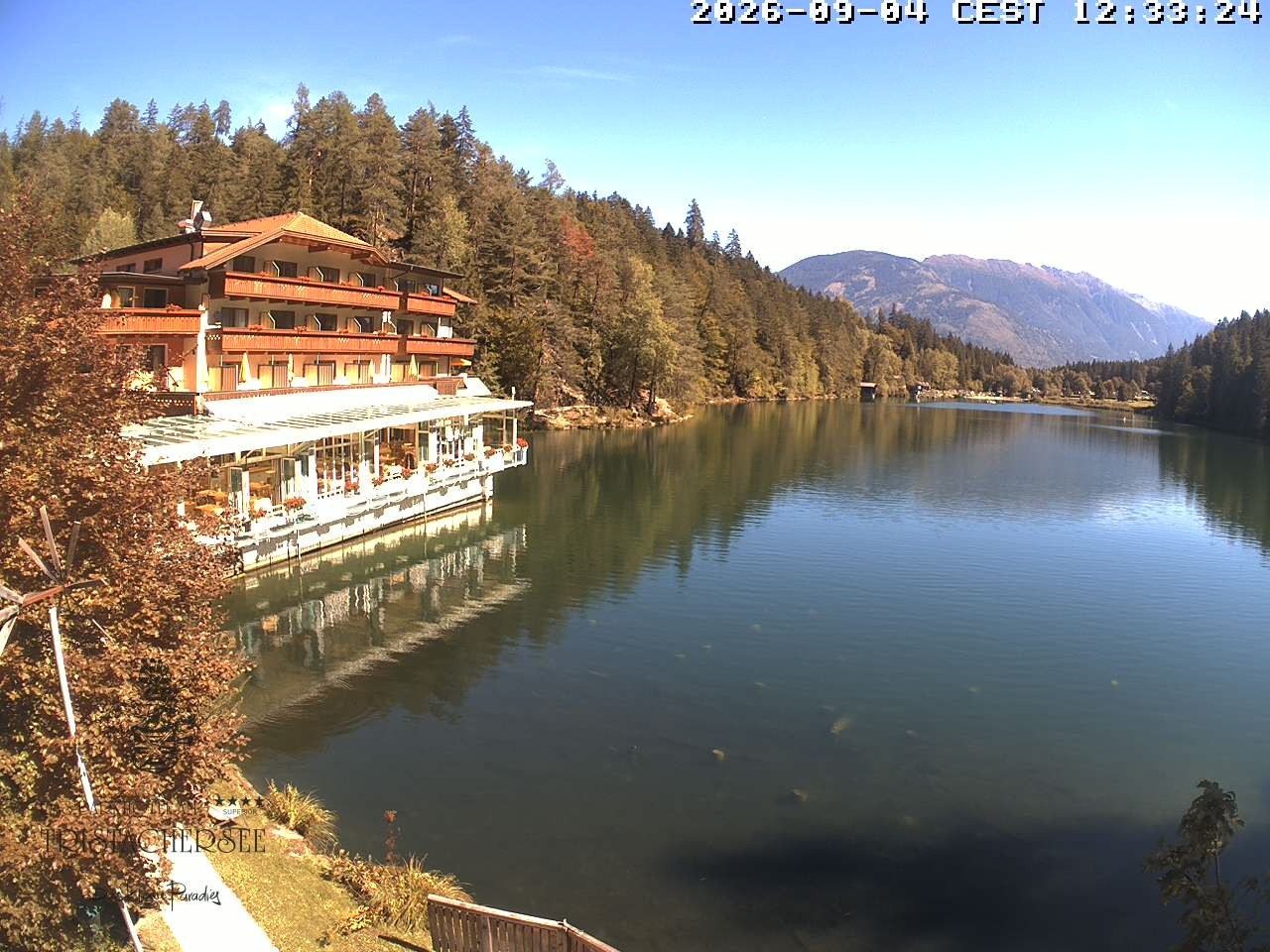 Archiv Foto Webcam Blick über den Tristachersee