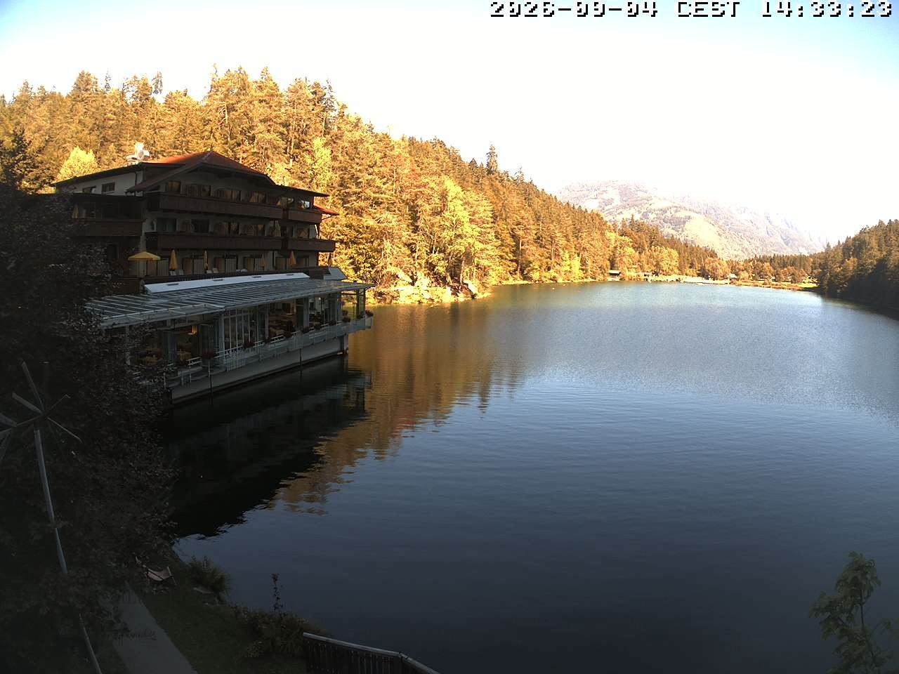 Archiv Foto Webcam Blick über den Tristachersee