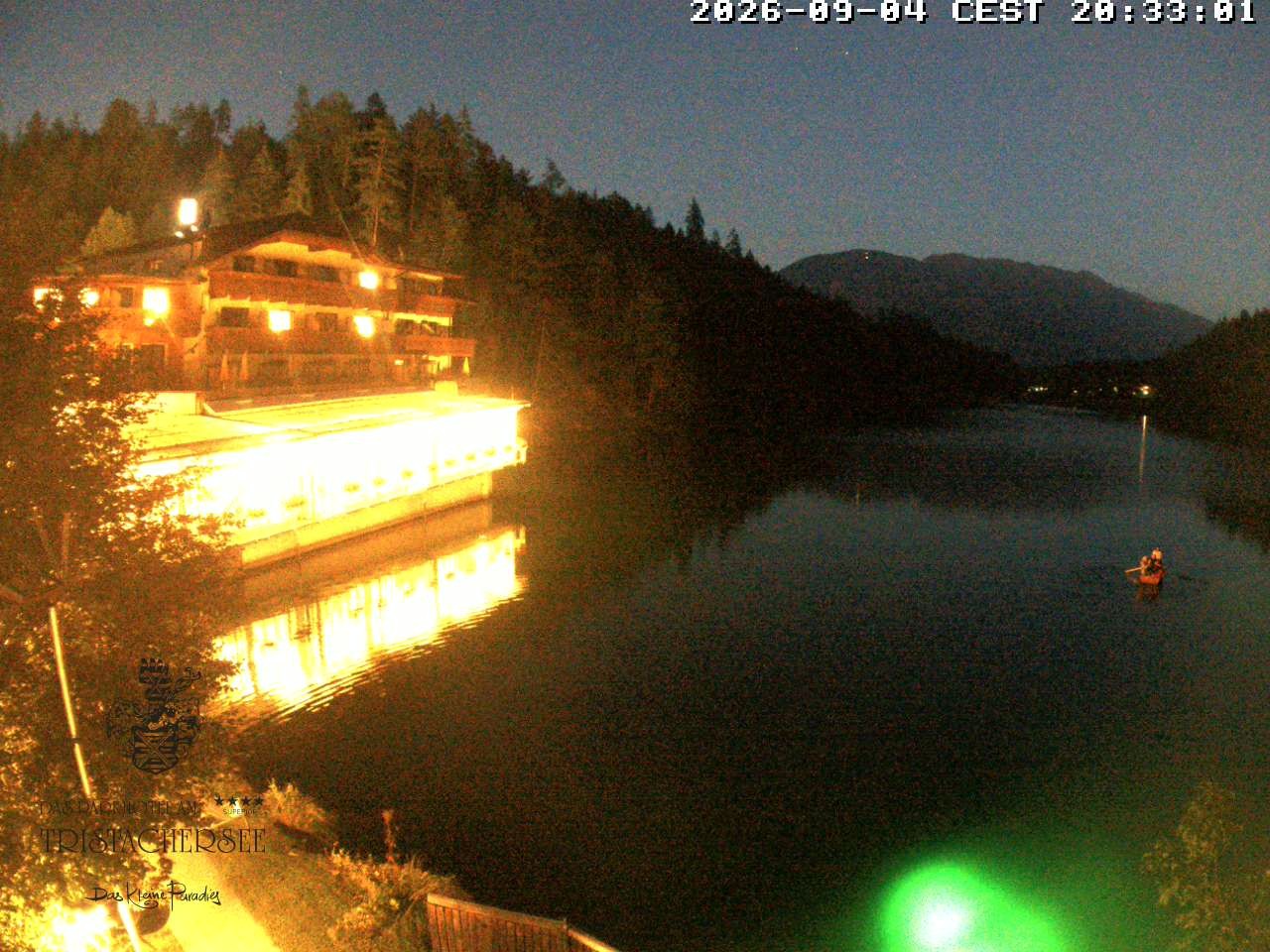 Archiv Foto Webcam Blick über den Tristachersee