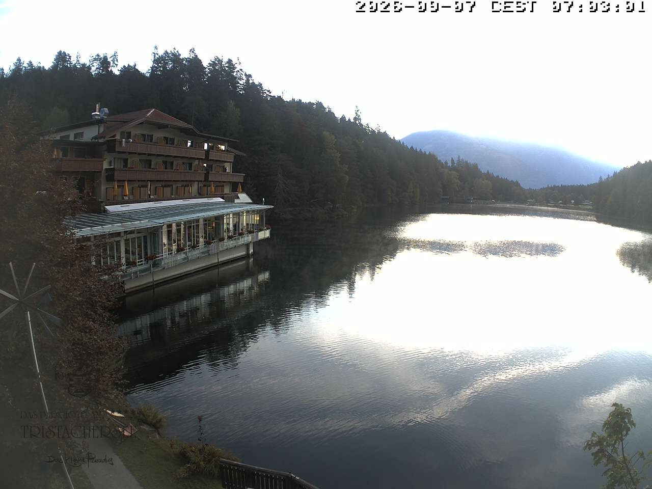 Archived image Webcam View of the Tristachersee