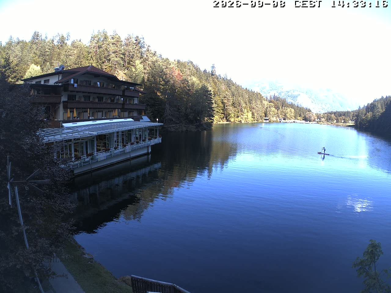 Archiv Foto Webcam Blick über den Tristachersee