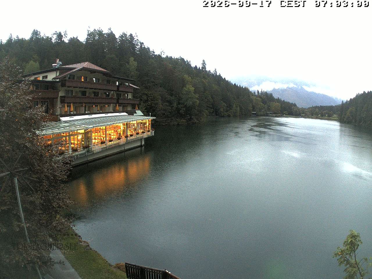 Archiv Foto Webcam Blick über den Tristachersee
