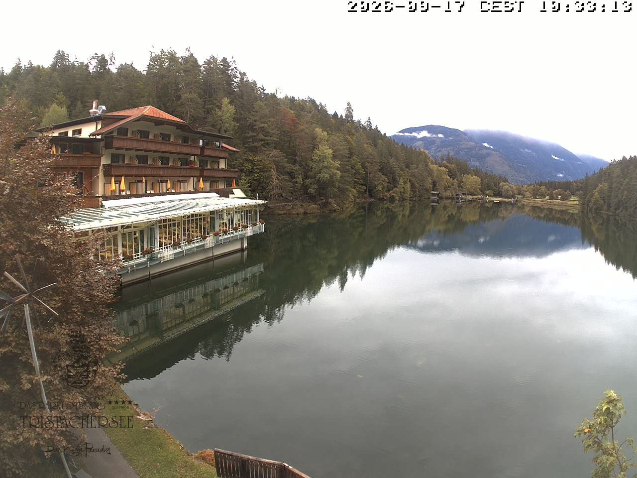 Archiv Foto Webcam Blick über den Tristachersee