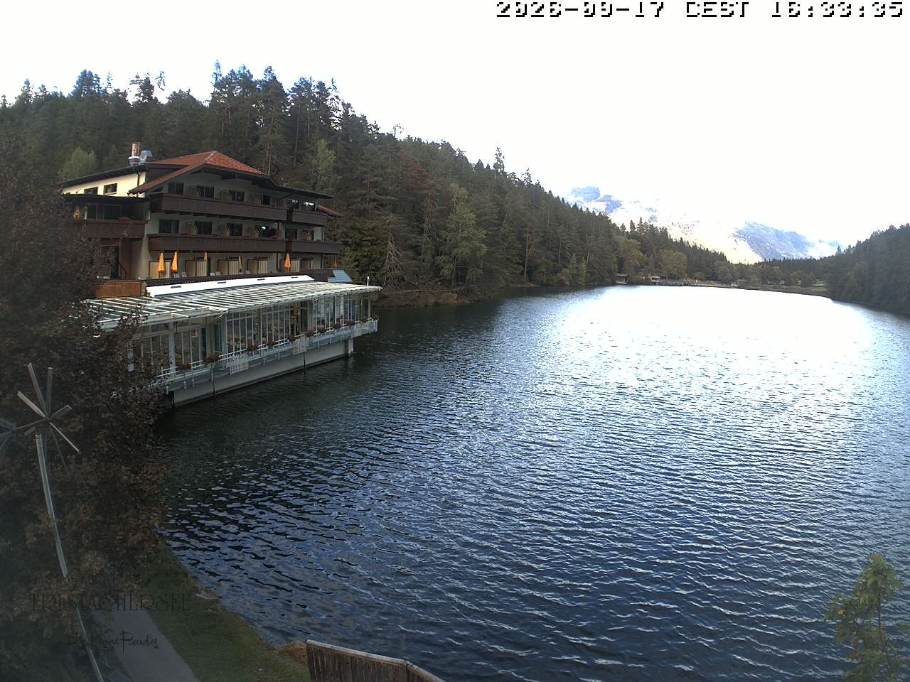 Archiv Foto Webcam Blick über den Tristachersee