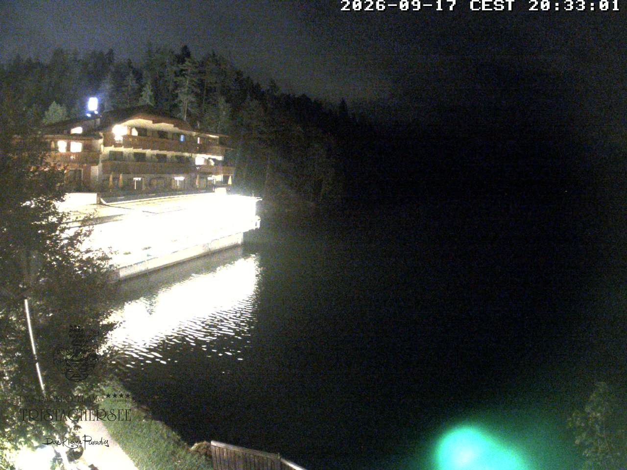 Archiv Foto Webcam Blick über den Tristachersee