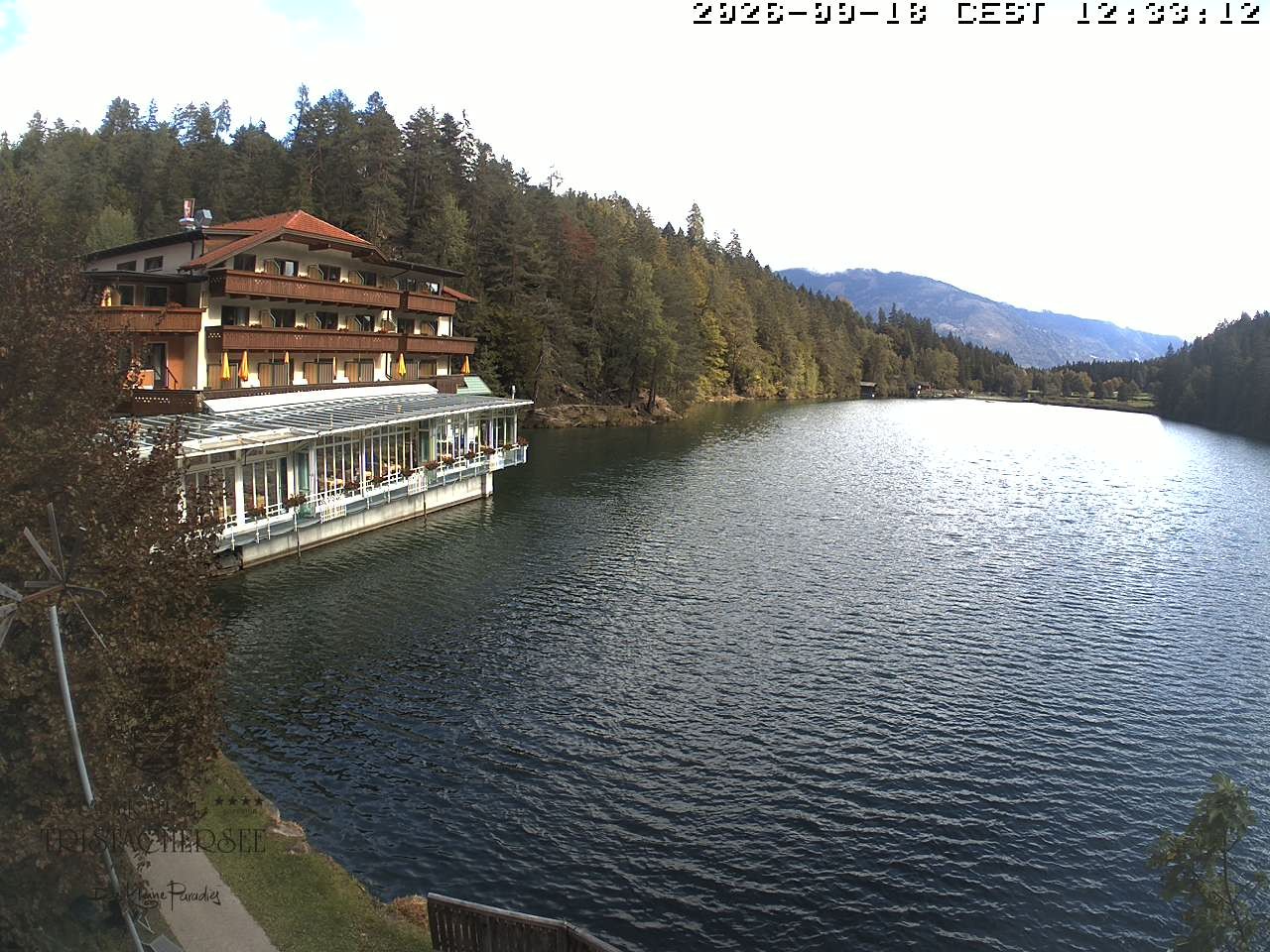 Archiv Foto Webcam Blick über den Tristachersee