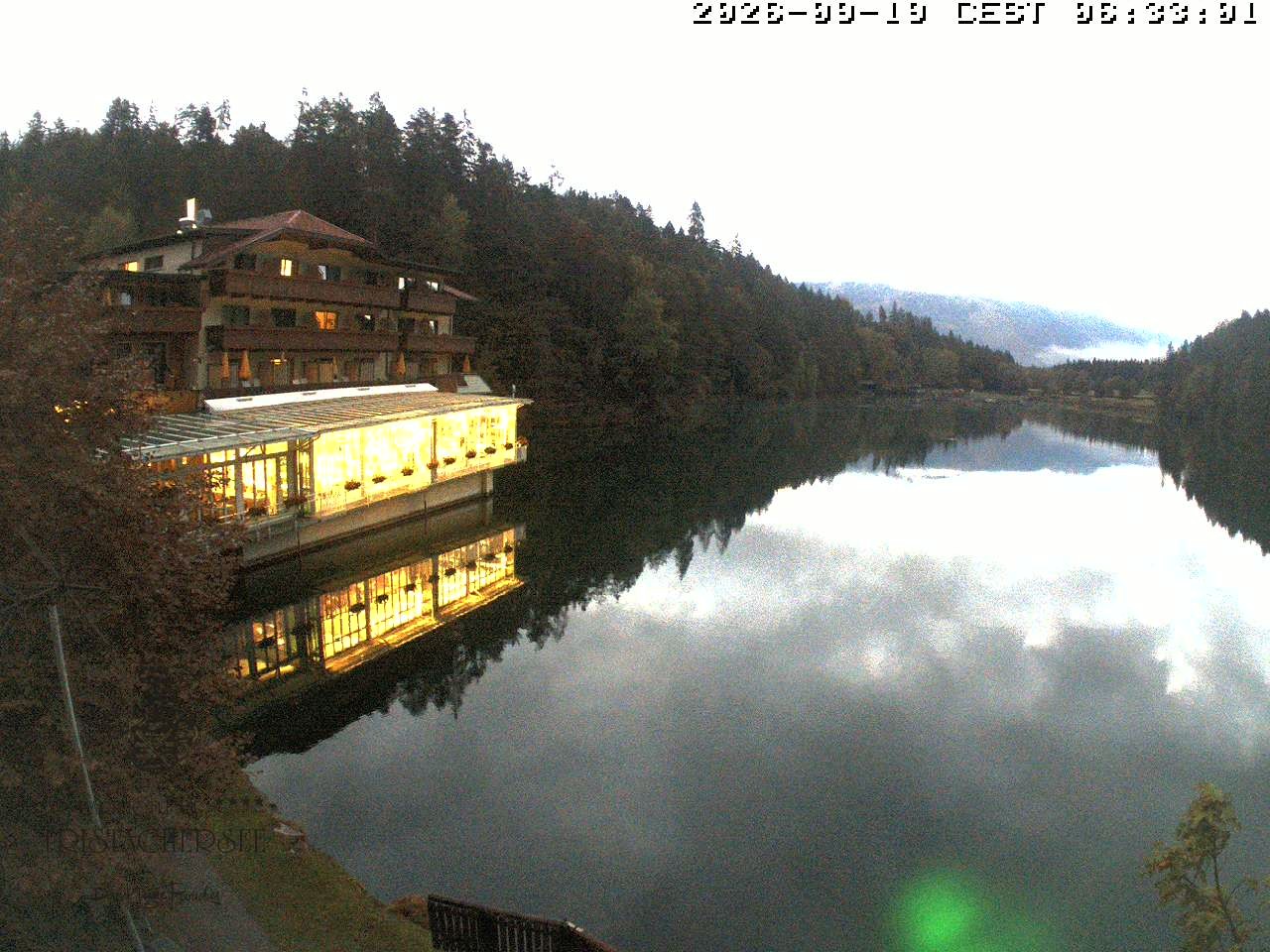 Archiv Foto Webcam Blick über den Tristachersee