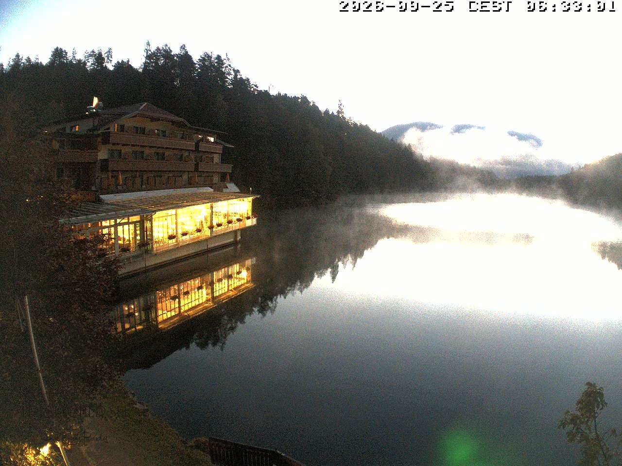 Archiv Foto Webcam Blick über den Tristachersee