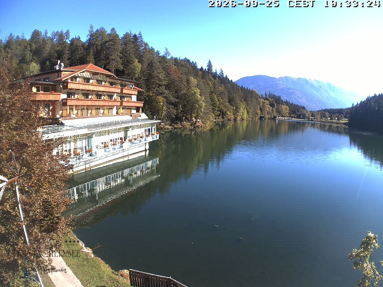 Archiv Foto Webcam Blick über den Tristachersee